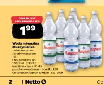 Woda mineralna Muszynianka