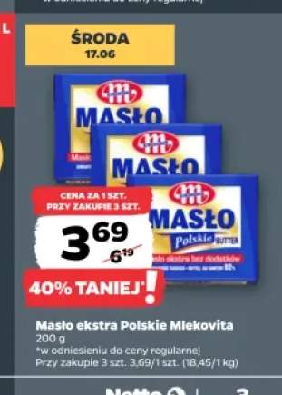Masło ekstra Polskie Mlekovita