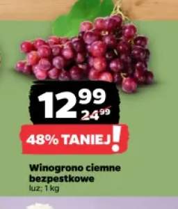Winogrono ciemne bezpestkowe