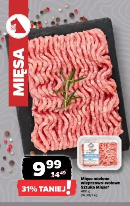 Mięso mielone wieprzowo-wołowe Sztuka Mięsa