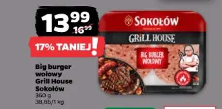 Big burger wołowy Grill House Sokołów