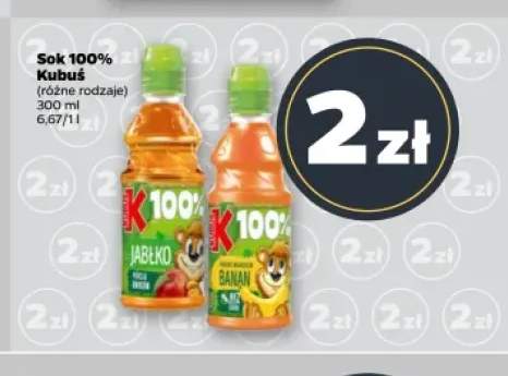 Sok 100% Kubuś Banan +1 wariant