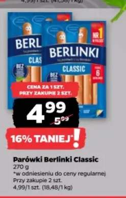 Parówki Berlinki Classic