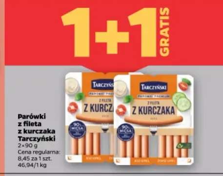 Parówki z fileta z kurczaka Tarczyński 2-pak 90 g