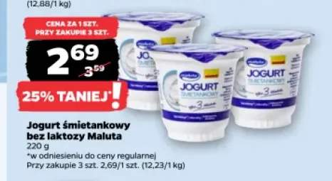 Jogurt śmietankowy bez laktozy Maluta
