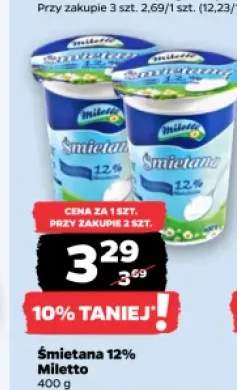 Śmietana 12% Miletto