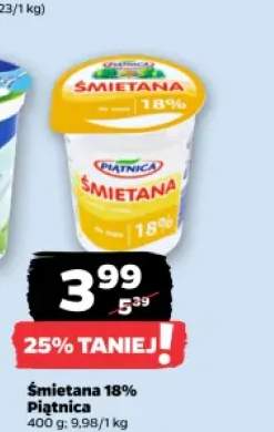 Śmietana 18% Piątnica