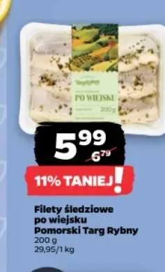 Filety śledziowe po wiejsku Pomorski Targ Rybny