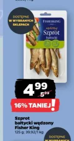 Szprot bałtycki wędzony Fisher King
