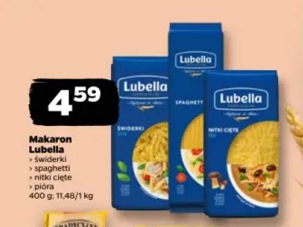 Makaron świderki Lubella +3 warianty