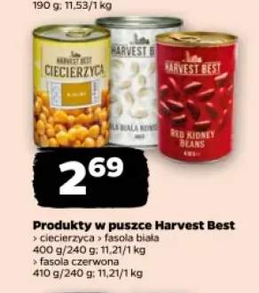 Ciecierzyca w puszce Harvest Best +2 warianty