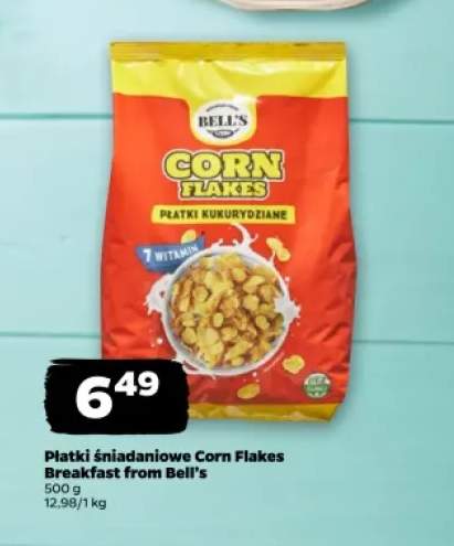 Płatki śniadaniowe Corn Flakes Breakfast from Bell's