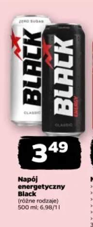 Napój energetyczny Black Zero Sugar +1 wariant