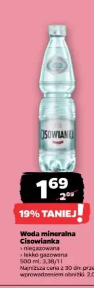 Woda mineralna Cisowianka niegazowana +1 wariant