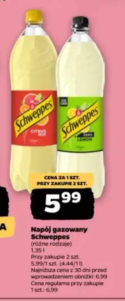 Napój gazowany Schweppes Citrus Mix +1 wariant