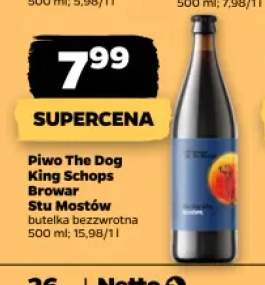 Piwo The Dog King Schops Browar Stu Mostów