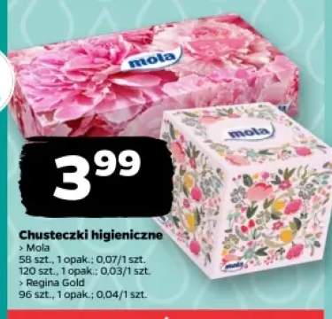 Chusteczki higieniczne Mola +1 wariant