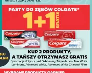 Pasta do zębów Colgate Whitening +4 warianty