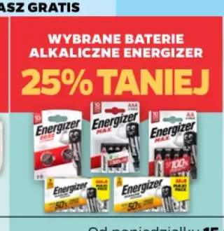 Baterie alkaliczne Energizer Max AA +2 warianty