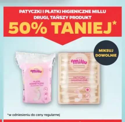 Patyczki higieniczne Millu +1 wariant