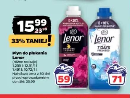 Płyn do płukania Lenor Perfume Therapy +1 wariant
