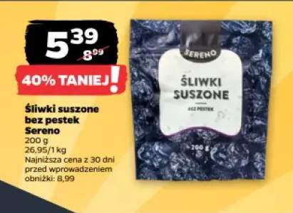 Śliwki suszone bez pestek Sereno