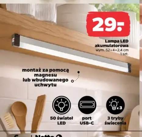 Lampa LED akumulatorowa