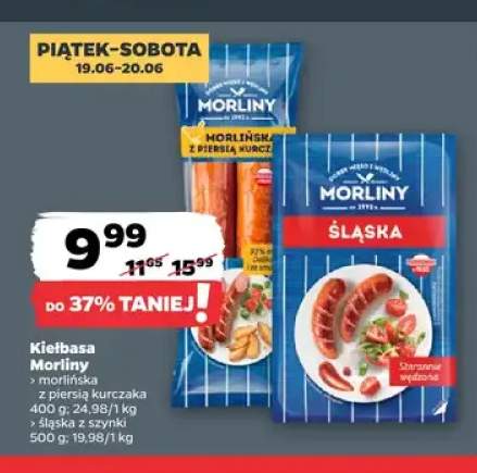 Kiełbasa Morlińska z piersią kurczaka Morliny +1 wariant