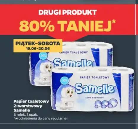 Papier toaletowy 2-warstwowy Samelle