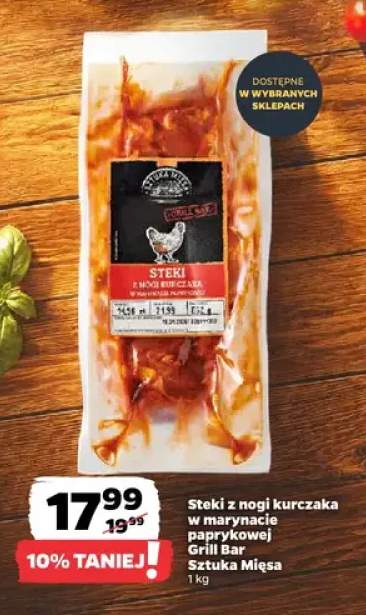 Steki z nogi kurczaka w marynacie paprykowej Grill Bar Sztuka Mięsa