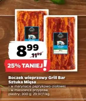 Boczek wieprzowy Grill Bar Sztuka Mięsa