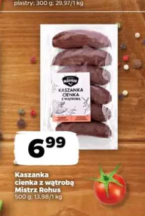 Kaszanka cienka z wątrobą Mistrz Rohus