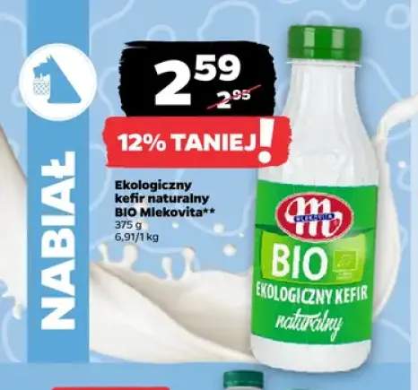Ekologiczny kefir naturalny BIO Mlekovita