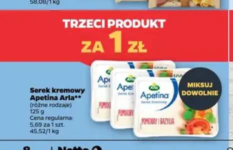 Serek kremowy Apetina Arla