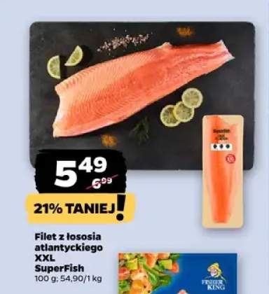 Filet z łososia atlantyckiego XXL SuperFish