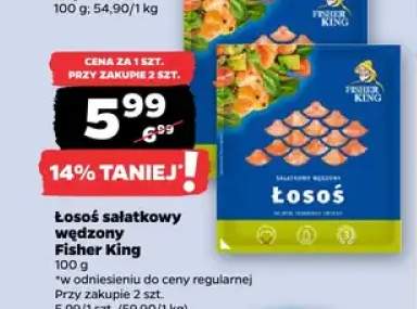 Łosoś sałatkowy wędzony Fisher King