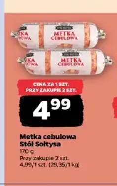 Metka cebulowa Stół Sołtysa