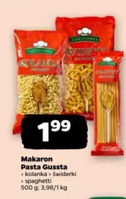 Makaron Pasta Gussta kolanka +2 warianty