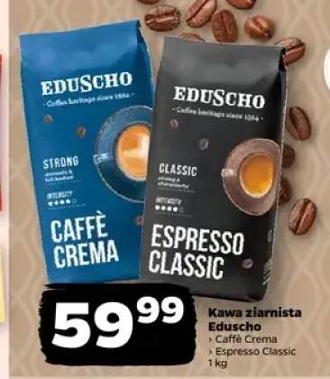 Kawa ziarnista Eduscho Caffè Crema +1 wariant
