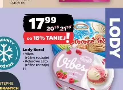 Lody Koral Vibes +1 wariant