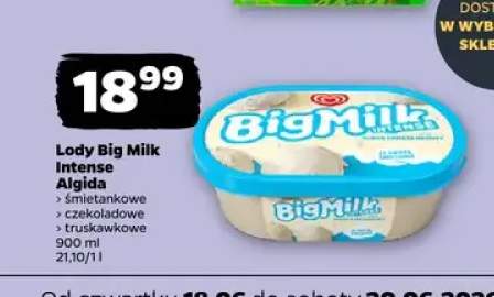 Lody Big Milk Intense Algida