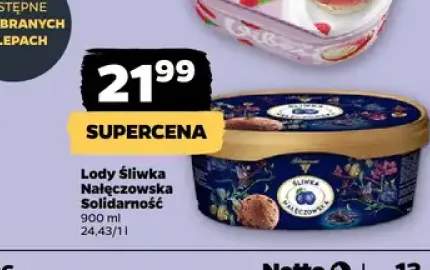 Lody Śliwka Nałęczowska Solidarność