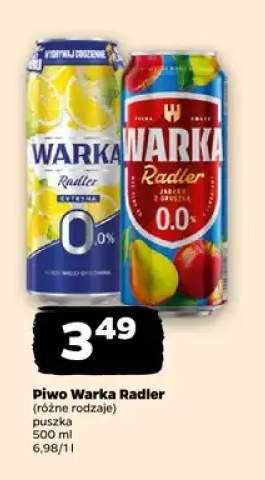 Piwo bezalkoholowe Warka Radler Cytryna +1 wariant