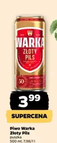 Piwo Warka Złoty Pils