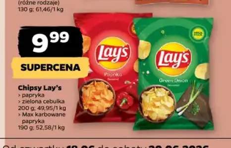 Chipsy o smaku papryki Lay's +2 warianty