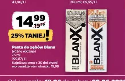 Pasta do zębów Blanx Wybielająca +1 wariant