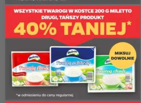 Twarogi w kostce Miletto +3 warianty