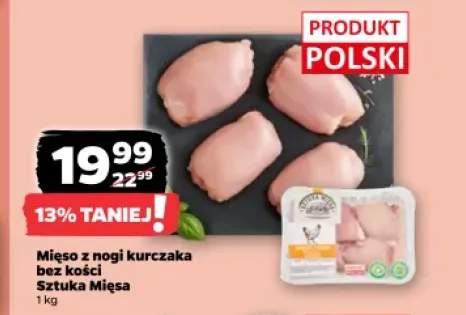 Mięso z nogi kurczaka bez kości Sztuka Mięsa