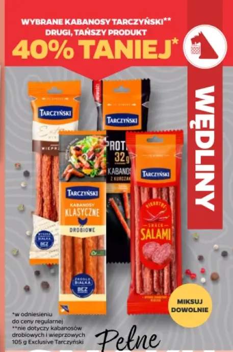 Kabanosy Tarczyński +4 warianty