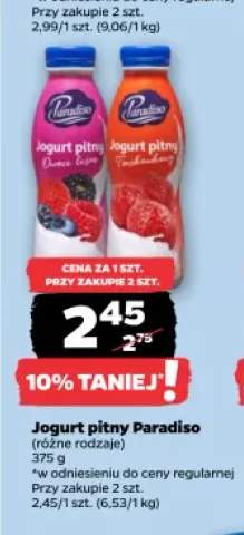 Jogurt pitny Paradiso owoce leśne +1 wariant